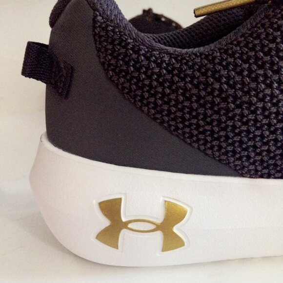 Under Armour Ripple MTL Charcoal Grey Low Top Sneakers Women Size 10 - Picture 10 of 16